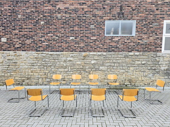 Image 1 of Thonet S 43 stoelen, Bauhaus-stijl, Mid-Century Modern, jaren 60, 70, 50, 30, Vintage