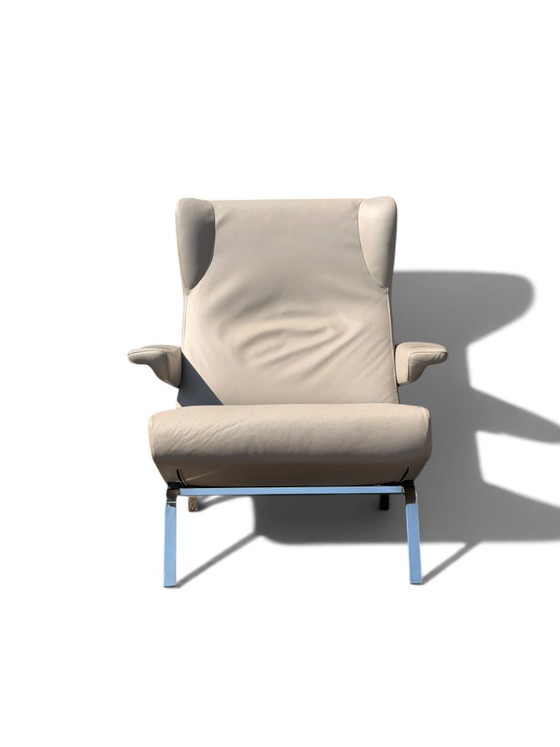 Auténtica silla Pierre Paulin "Archi" para Ligne Roset - Piel gris – Sillones, Leather (photo 4 of 14)