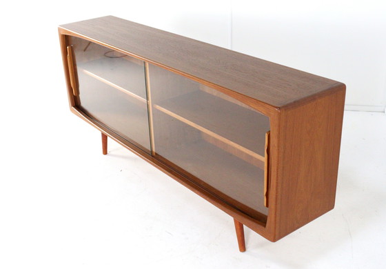 Image 1 of Credenza Dyrlund Vitrine Credenza 'Simested' vintage
