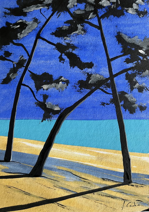 Gouache sobre cartulina. Tamaño 21x15 cm. A5