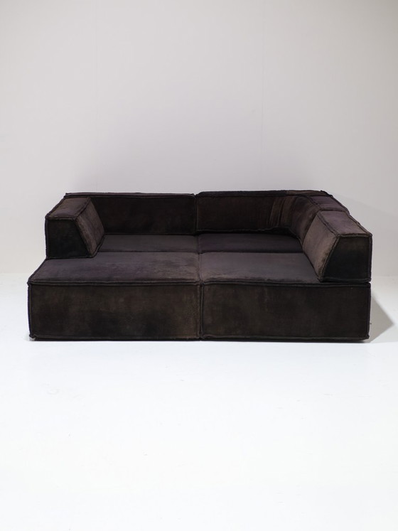 Image 1 of Sofá modular COR Trio, sofá horizontal marrón de los años 70