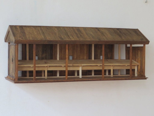 Eric van Solm - 'Erinnerungsstelle' – beeldhouwkunst, Wood, Hedendaags (photo 2 of 7)