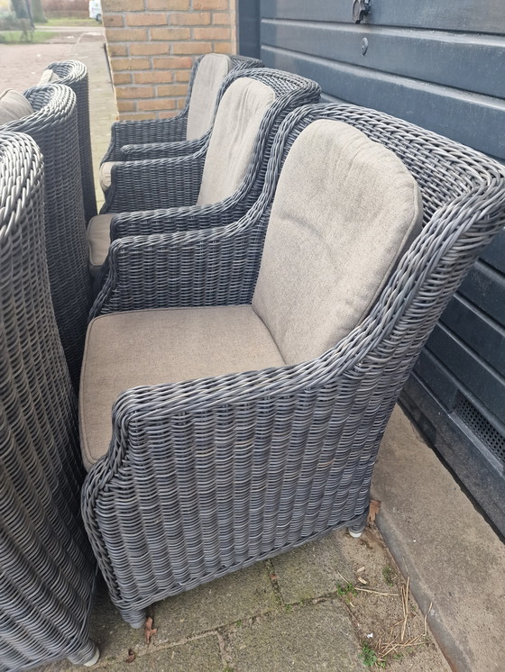 Image 1 of 4SO Brighton Gartenstühle, 6-teilig, für alle Jahreszeiten geeignet