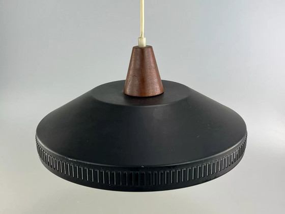 Image 1 of Lámpara de techo de los años 60 y 70, lámpara colgante de chapa metálica, diseño de la era espacial.