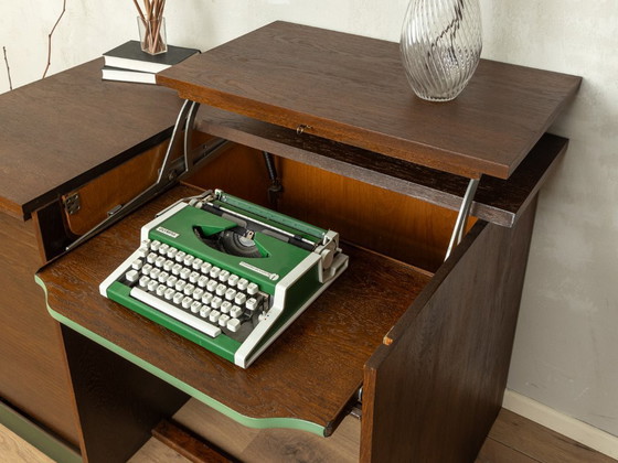 Schreibtisch aus den 1950er Jahren – Wood, Brass (photo 7 of 12)