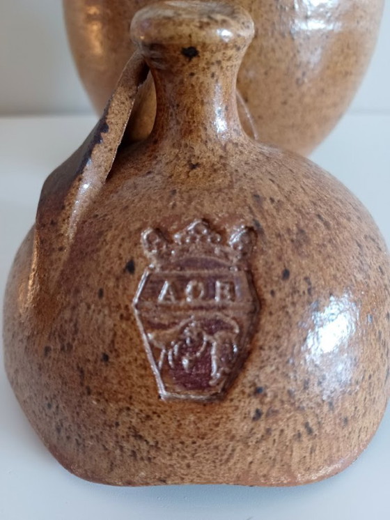 Image 1 of Céramiques vintage tournées à la main par Yves Marian - France années 60-70