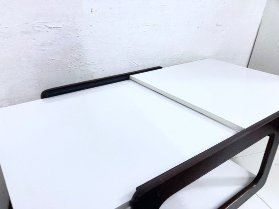 Image 1 of Mesa de centro extensible con ruedas del diseño de la era espacial de los años 70