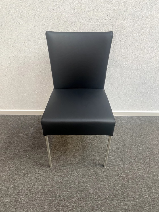 Image 1 of Dining Room Set Table Danish Oval 300 cm and 8 Chairs Toledo (Black)
