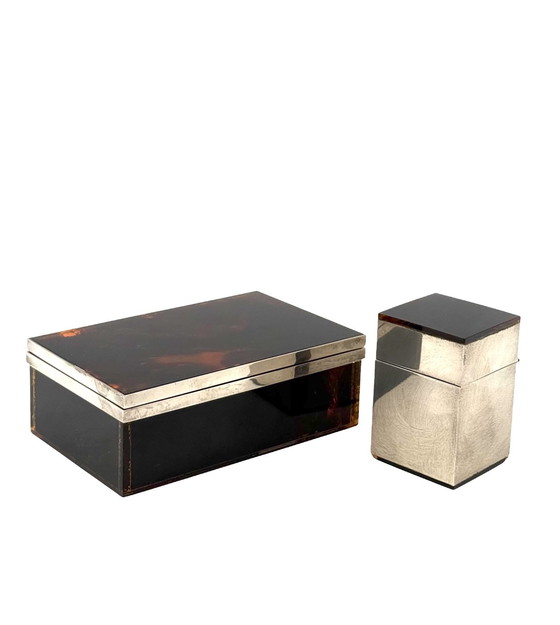 Image 1 of Hollywood Regency Luxury Smoking Set, Italy 1970