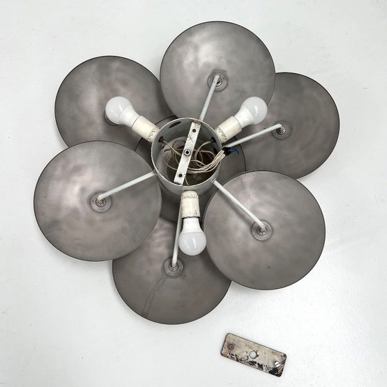 Image 1 of Chromeplated Wall / Ceiling Light from Reggiani, 1970s