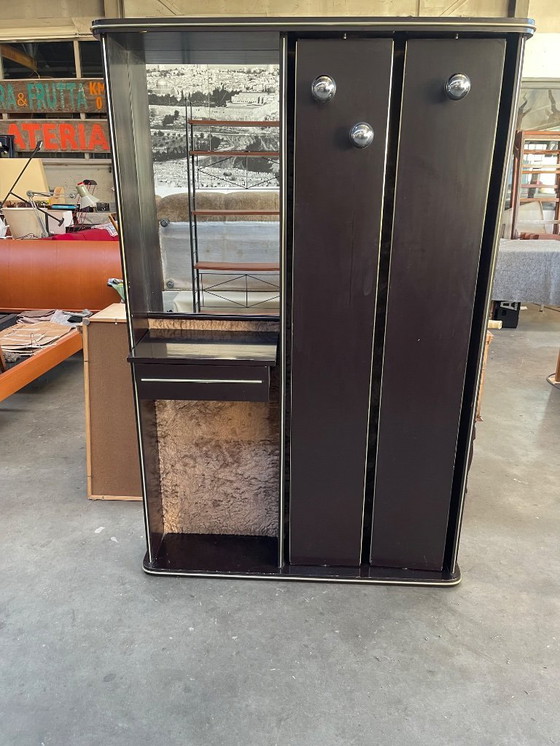 Image 1 of Garderobenschrank im italienischen Mid-Century-Modern-Stil der 1960er Jahre