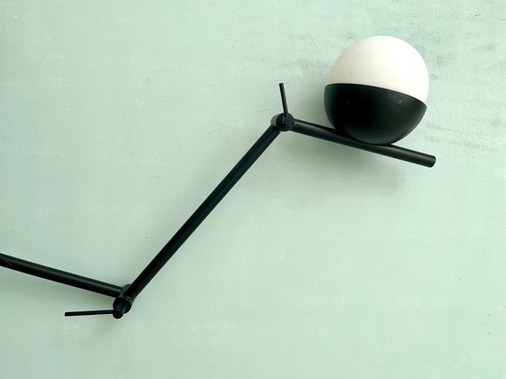Image 1 of Nordlux wall lamp, light, lamp Denmark, postmodern, black, white, vintage
