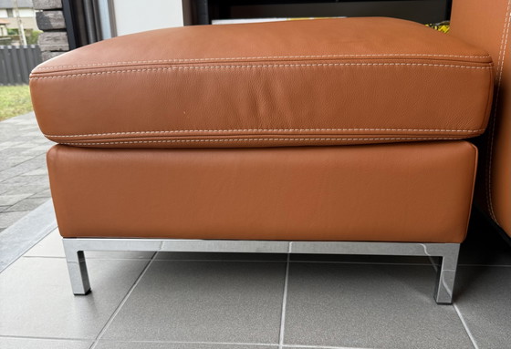 Image 1 of Divano con pouf, nuovo