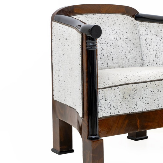 Image 1 of Fauteuils et canapé en acajou Biedermeier du XIXe siècle, Vienne, 1840