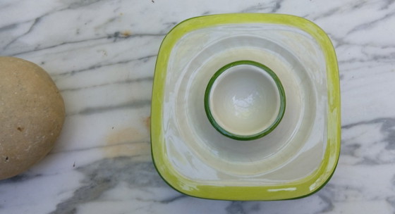 Ensemble de 3 coquetiers vintage en céramique – design moderniste des années 1960/70 – Vaisselle, Ceramic (photo 2 of 6)