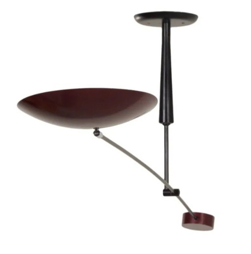 1 Lampe angulaire avec contrepoids par Herda lamps, vintage, années 1980.