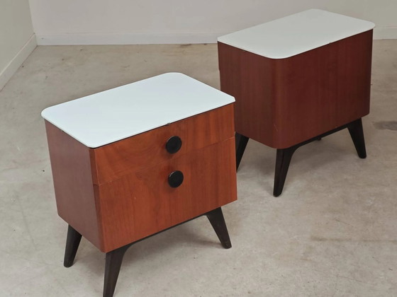 Comodino di Jindrich Halabala per Up Zavody 1950 – Comodini, Wood, Art Deco (photo 6 of 30)