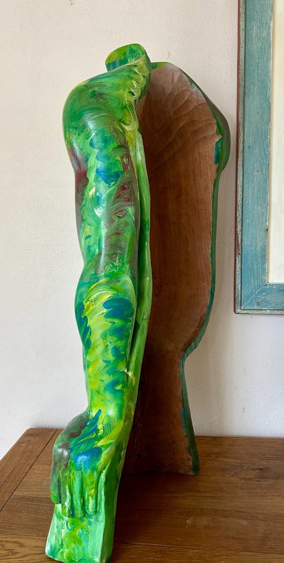 Torso maschile colorato – Sculture, Legno (photo 11 of 13)