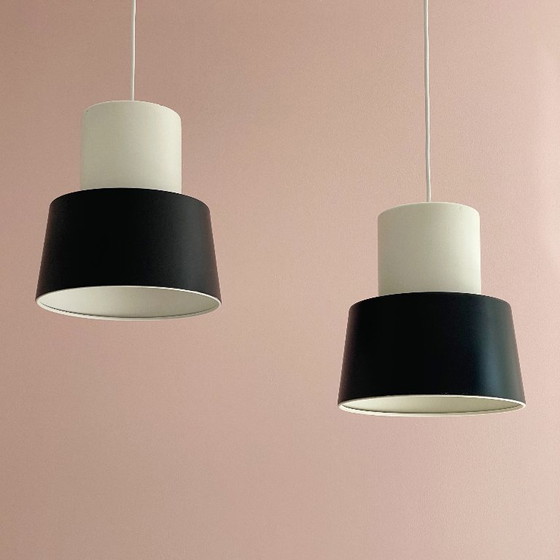 2x Louis Poulsen Lampen Nyboderpendel Vintage Mid Century Design – Hanglampen, Metal (photo 18 of 27)