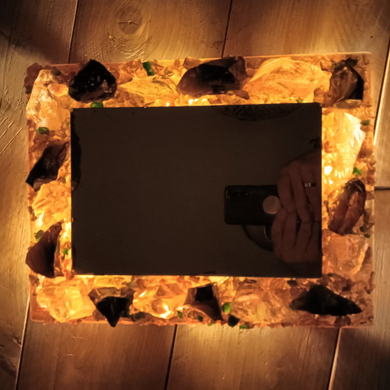 Image 1 of Lampada da parete Cosack Leuchten in vetro cristallo-bronzo