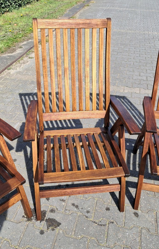 Image 1 of 4 sedie pieghevoli Gloster in teak