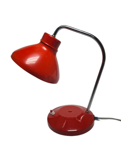 Schreibtischlampe im Mid-Century-Modern-Stil aus Lidokov, ehemalige Tschechoslowakei, 1970er Jahre – bureaulampen, Metal