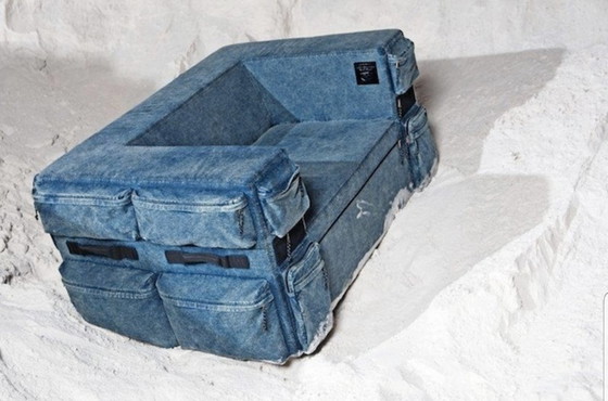 Image 1 of Design Quinze & Milan # Canapé et tabouret Eastpak