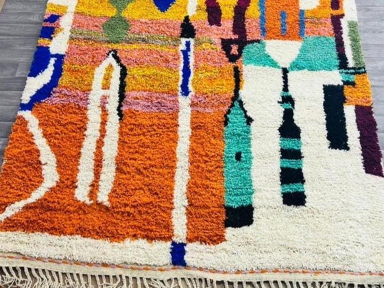 Einzigartiger handgefertigter Berberwollteppich, 200 x 300 cm – Teppiche & Läufer, Wool (photo 3 of 10)