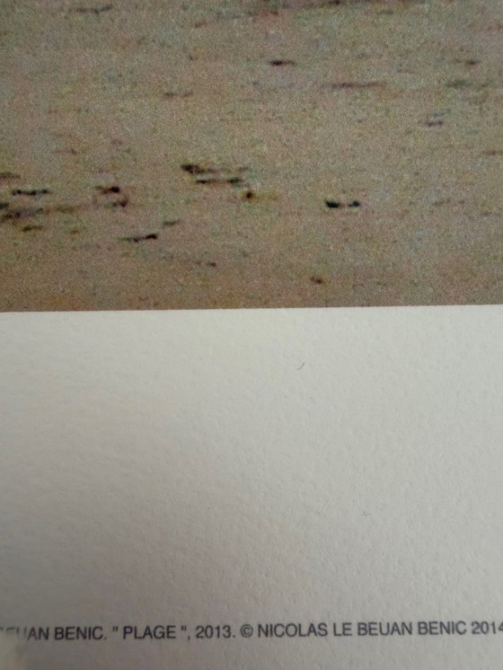 Image 1 of Nicolas Le Beuan Benic, Plage, 2013, copyright Nicolas Le Beuan Benic, 2014 groot formaat