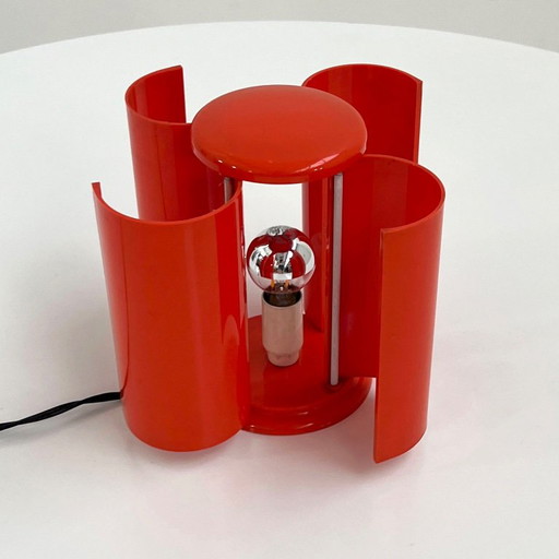 Tischleuchte „Korallenblume“ von Studio D.A. für Lamperti, 1970er Jahre – tafellampen, Plastic (photo 2 of 12)