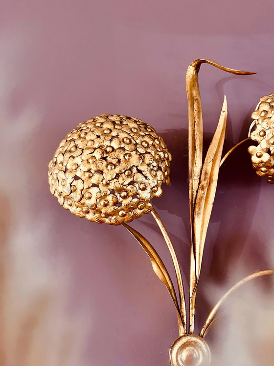 Image 1 of Italian Palladio Hydrangea Wall Lamp