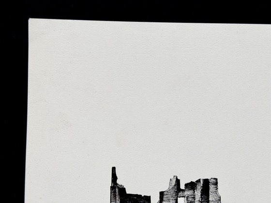 Image 1 of Eugène Eechaut (1928-2019) - Landscape in Ink (1970)