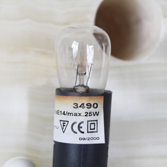 Image 1 of Vintage onyx piramide lamp