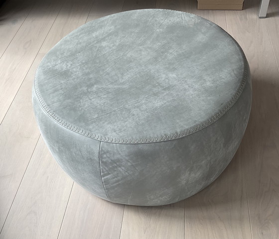 Image 1 of Large leather pouf