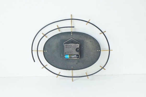 Image 1 of Rare Vedette Transistor Clock - ORTF France - Mid Century - 1950s 1960s Atomic Vintage 