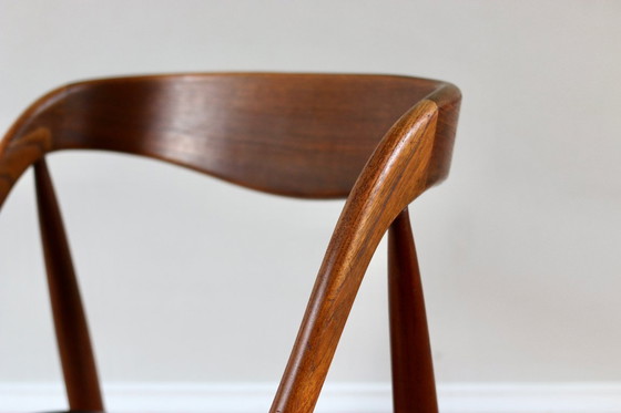 Image 1 of Sedia vintage scandinava in teak di Johannes Andersen, 1960