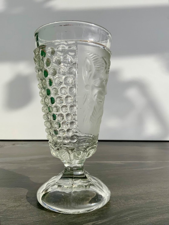 Image 1 of Rare gobelet Art Nouveau S. Reich & Co. « Diable et Mille Yeux »