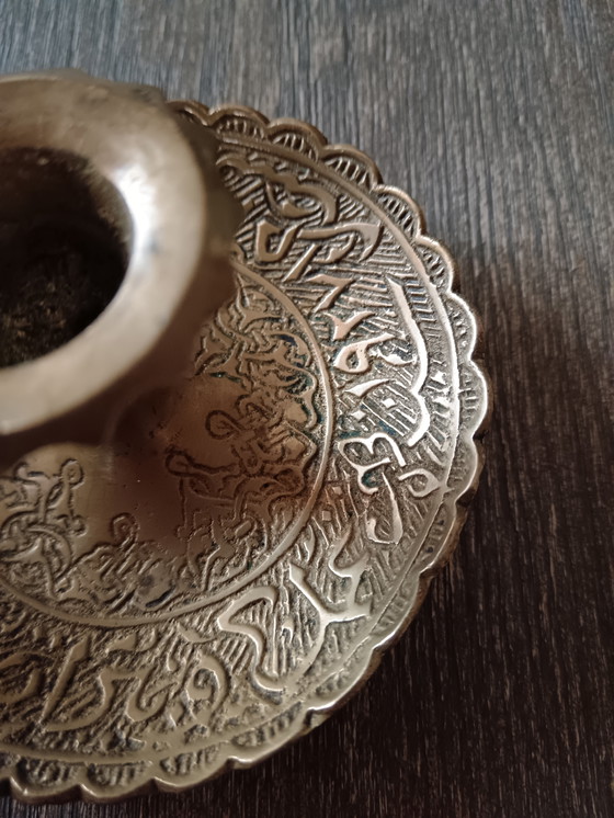 Image 1 of bougeoir vintage en laiton