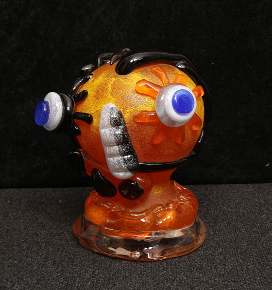 Image 1 of Kostabi, Paul - scultura in vetro di Murano - pezzo unico - firmato a mano