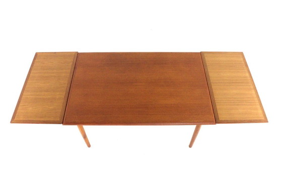 Image 1 of Deense verlengbare rechthoekige eettafel 'Siem' vintage teak