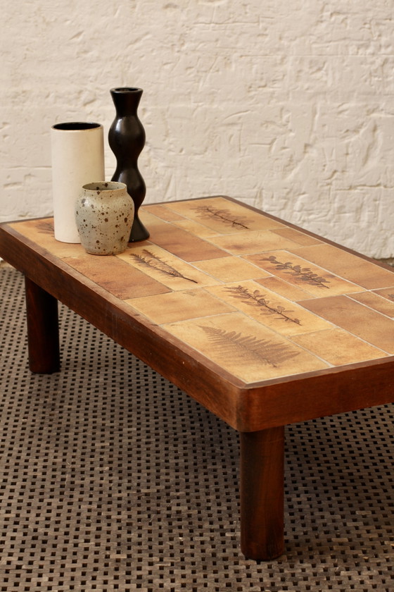 Capron Style Coffee Table – Ceramic, Wood (photo 3 of 5)