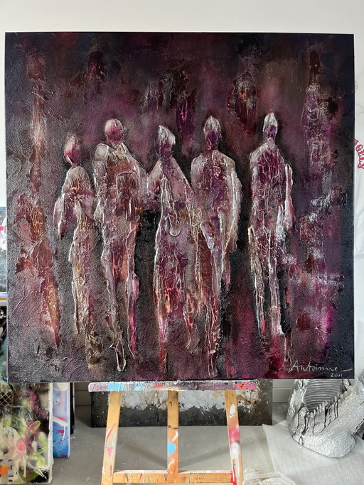 Antoinne 120x120 2011 – kunst, Canvas