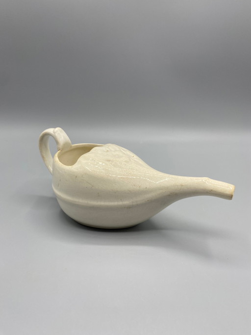 Faience voederbak voor invaliden (eendvormig) – Digoin en Sarreguemines – decoratieve objecten (photo 2 of 7)