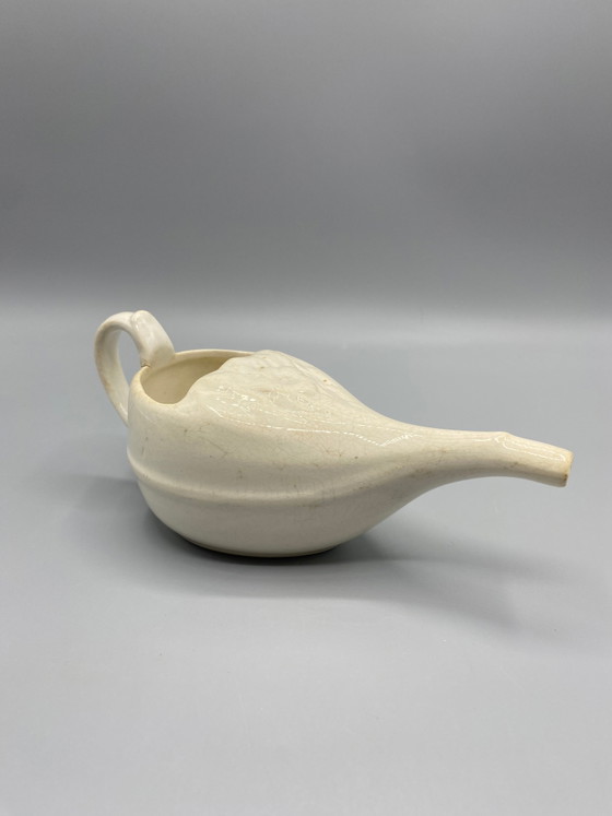 Faience voederbak voor invaliden (eendvormig) – Digoin en Sarreguemines – Decoratieve objecten (photo 2 of 7)