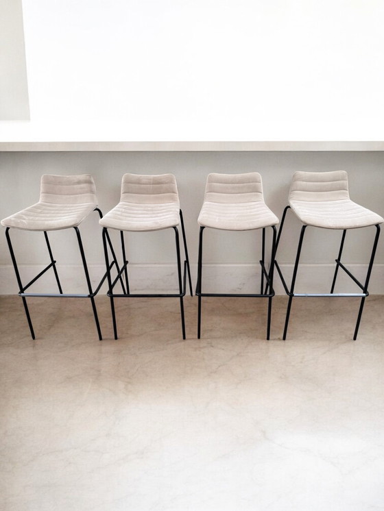 Image 1 of 4x sgabelli da bar di design MIDJ