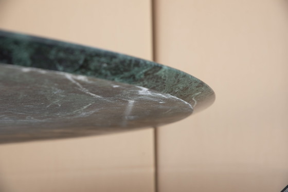 Originele Ronde Knoll Tulip Eettafel (120cm) In Alpi Verde Glanzend In Nieuwstaat!! Eero Saarinen – Marble (photo 11 of 15)
