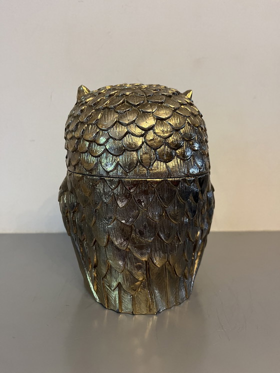 Image 1 of Vintage Italian ice bucket Mauro Manetti 'Owl'