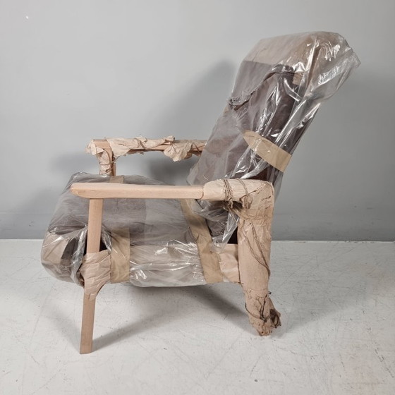 Vintage Armchair , 1990s – Textile, Wood (photo 5 of 10)