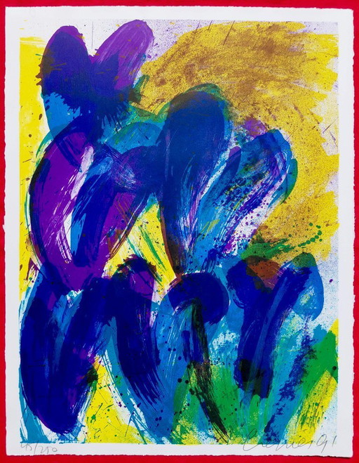 Jan Cremer - Tulpen, litho