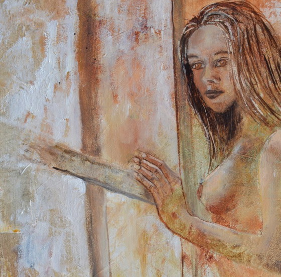 Image 1 of Kate at her window